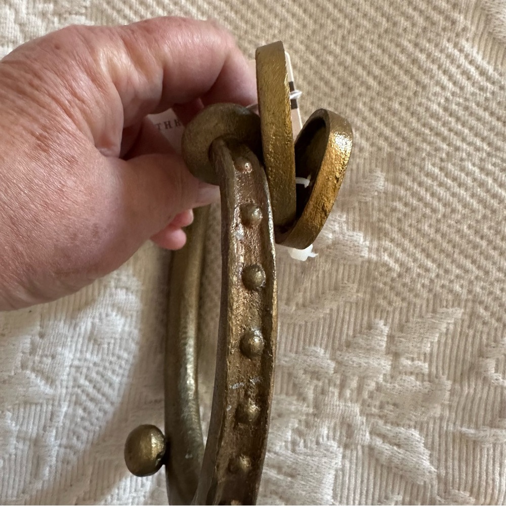Anthropologie Ania Brass Door Knocker - Picture 5 of 10